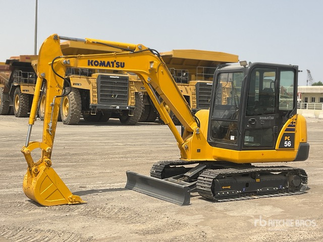 2019 Komatsu PC56-7 - Miniekskavator: foto 1 2019 Komatsu PC56-7 - Miniekskavator: foto 1