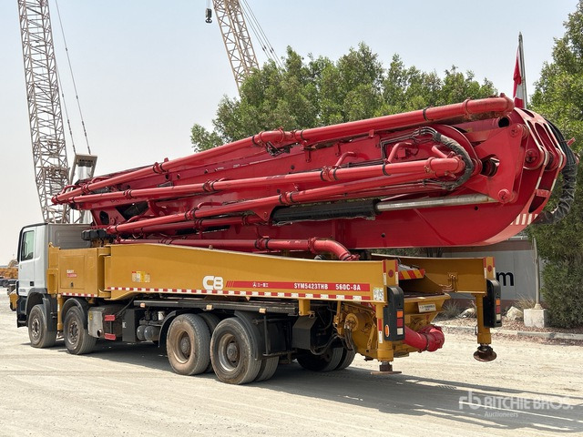 2020 Mercedes-Benz Actros 4141 2020 Sany SYM5449THBE 56 m on 8 ... Concrete Pump Truck - Pompë betoni: foto 4 2020 Mercedes-Benz Actros 4141 2020 Sany SYM5449THBE 56 m on 8 ... Concrete Pump Truck - Pompë betoni: foto 4