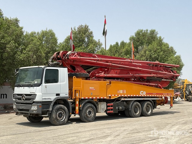 2020 Mercedes-Benz Actros 4141 2020 Sany SYM5449THBE 56 m on 8 ... Concrete Pump Truck - Pompë betoni: foto 2 2020 Mercedes-Benz Actros 4141 2020 Sany SYM5449THBE 56 m on 8 ... Concrete Pump Truck - Pompë betoni: foto 2
