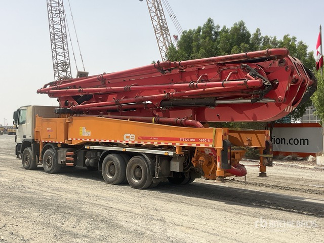 2020 Mercedes-Benz Actros 4143 2020 Sany SYM5449THBE 56 m on 8 ... Concrete Pump Truck - Pompë betoni: foto 3 2020 Mercedes-Benz Actros 4143 2020 Sany SYM5449THBE 56 m on 8 ... Concrete Pump Truck - Pompë betoni: foto 3