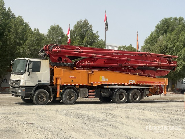 2020 Mercedes-Benz Actros 4143 2020 Sany SYM5449THBE 56 m on 8 ... Concrete Pump Truck - Pompë betoni: foto 2 2020 Mercedes-Benz Actros 4143 2020 Sany SYM5449THBE 56 m on 8 ... Concrete Pump Truck - Pompë betoni: foto 2