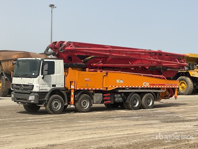 2020 Mercedes-Benz Actros 4143 2020 Sany SYM5449THBE 56 m on 8 ... Concrete Pump Truck - Pompë betoni: foto 1 2020 Mercedes-Benz Actros 4143 2020 Sany SYM5449THBE 56 m on 8 ... Concrete Pump Truck - Pompë betoni: foto 1
