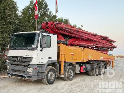 MERCEDES-BENZ ACTROS 4144 2019 Sany SYM5449THB 56 m on 8x ... - Pompë betoni: foto 1 MERCEDES-BENZ ACTROS 4144 2019 Sany SYM5449THB 56 m on 8x ... - Pompë betoni: foto 1