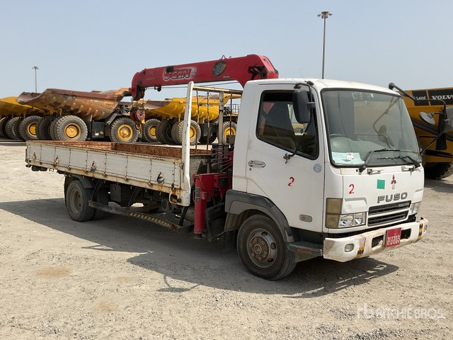 Mitsubishi KK-FK71HJ - Kamion me karroceri të hapur, Kamion me vinç: foto 1 Mitsubishi KK-FK71HJ - Kamion me karroceri të hapur, Kamion me vinç: foto 1