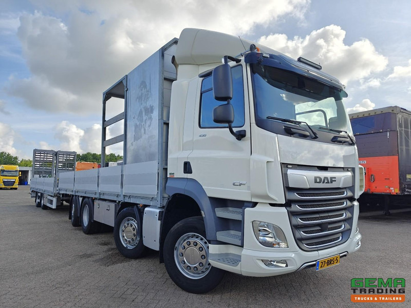 DAF CF 430 FAX 8x2/6 Dagcabine Euro6D - Machine Transporter + 2assige Aanhanger - Hydraulische Rampen - Afneembare 10.000L WaterTank - 20.000km! Origineel - Autotransportues: foto 4 DAF CF 430 FAX 8x2/6 Dagcabine Euro6D - Machine Transporter + 2assige Aanhanger - Hydraulische Rampen - Afneembare 10.000L WaterTank - 20.000km! Origineel - Autotransportues: foto 4