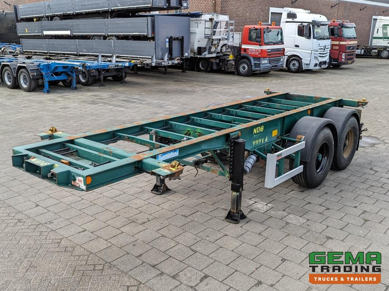 Flandria OP CC 2A 20FT 2-Assen ROR DrumBrakes - Leaf Suspension - 3120KG (O1789) - Transportjer kontejnerësh/ Gjysmë rimorkio me karroceri të çmontueshme: foto 1 Flandria OP CC 2A 20FT 2-Assen ROR DrumBrakes - Leaf Suspension - 3120KG (O1789) - Transportjer kontejnerësh/ Gjysmë rimorkio me karroceri të çmontueshme: foto 1