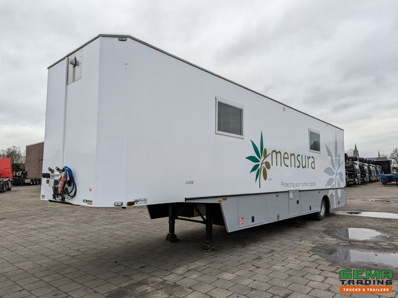 Trax S161DAP 1-Assige 11.3m KantoorTrailer / MobileHome - Airco's - Toilet - Standkachel - Watertank - Gjysmë rimorkio: foto 2 Trax S161DAP 1-Assige 11.3m KantoorTrailer / MobileHome - Airco's - Toilet - Standkachel - Watertank - Gjysmë rimorkio: foto 2