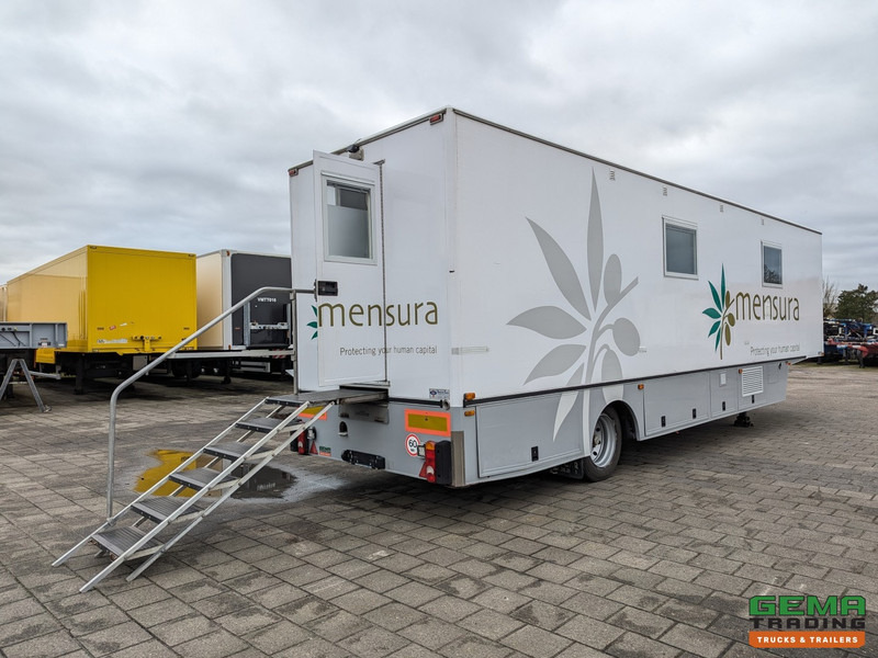 Trax S161DAP 1-Assige 11.3m KantoorTrailer / MobileHome - Airco's - Toilet - Standkachel - Watertank - Gjysmë rimorkio: foto 1 Trax S161DAP 1-Assige 11.3m KantoorTrailer / MobileHome - Airco's - Toilet - Standkachel - Watertank - Gjysmë rimorkio: foto 1