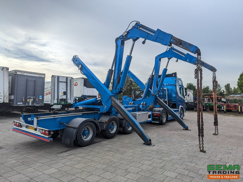 HAMMAR 151 HL 3-Assen - SideLoader36T - ContainerStacking - Gooseneck - Extended Boom - Afstandbediening - Transportjer kontejnerësh/ Gjysmë rimorkio me karroceri të çmontueshme: foto 1 HAMMAR 151 HL 3-Assen - SideLoader36T - ContainerStacking - Gooseneck - Extended Boom - Afstandbediening - Transportjer kontejnerësh/ Gjysmë rimorkio me karroceri të çmontueshme: foto 1