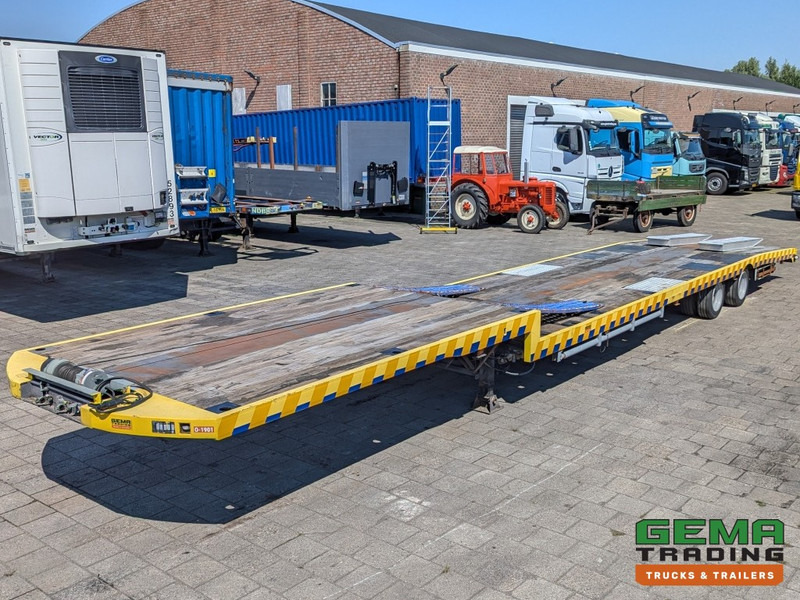 Gjysmë rimorkio me plan ngarkimi të ulët Jumbo T0120 DUE SemiDieplader - 2-Assen BPW  - Uitschuifbaar - Wielkuipen - Lier 2500KG - 80CM: foto 11