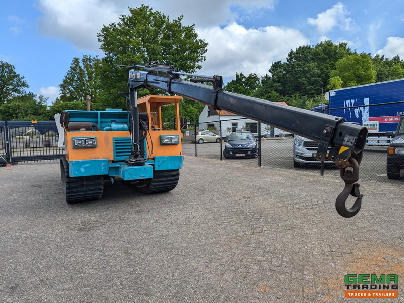 Morooka MST-1100 Rupsdumper / Werktuigdrager - Platte kiepbak + Hiab 026 T3 Kraan - Komatsu 6Cil - Shkarkues: foto 4 Morooka MST-1100 Rupsdumper / Werktuigdrager - Platte kiepbak + Hiab 026 T3 Kraan - Komatsu 6Cil - Shkarkues: foto 4