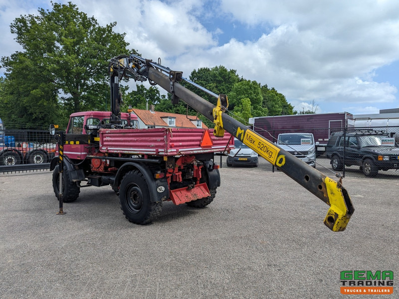 Unimog 416/U1100 4x4 - Hiab PK4600A - Open laadbak - Lier - Vangmuil/trekhaak - Mercedes Benz - Kamion me vinç: foto 4 Unimog 416/U1100 4x4 - Hiab PK4600A - Open laadbak - Lier - Vangmuil/trekhaak - Mercedes Benz - Kamion me vinç: foto 4
