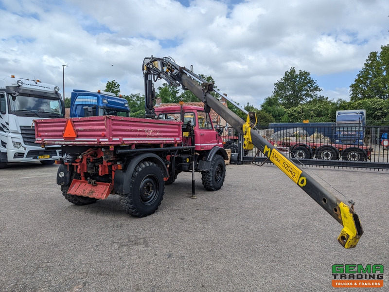 Unimog 416/U1100 4x4 - Hiab PK4600A - Open laadbak - Lier - Vangmuil/trekhaak - Mercedes Benz - Kamion me vinç: foto 3 Unimog 416/U1100 4x4 - Hiab PK4600A - Open laadbak - Lier - Vangmuil/trekhaak - Mercedes Benz - Kamion me vinç: foto 3