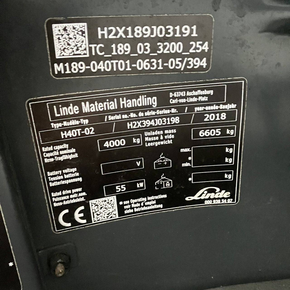 Linde H40T (394-02) Beverage - Pirun më gaz: foto 5 Linde H40T (394-02) Beverage - Pirun më gaz: foto 5