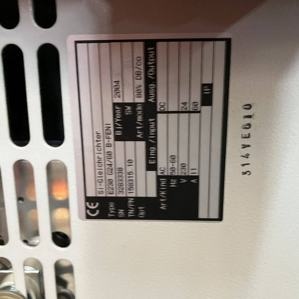 Pjesë këmbimi për Pajisje për trajtimin e materialeve Benning Eurotron 24V/60A: foto 9 Pjesë këmbimi për Pajisje për trajtimin e materialeve Benning Eurotron 24V/60A: foto 9