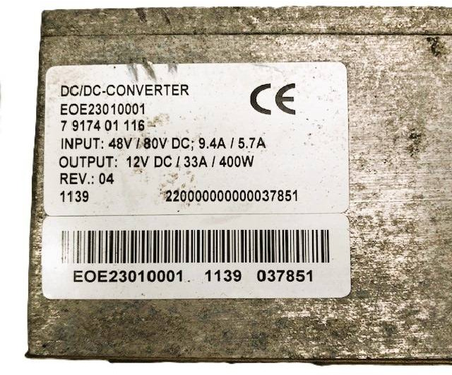 Voltage transformer 400W/48-80V - Sistemi elektrik për Pajisje për trajtimin e materialeve: foto 4 Voltage transformer 400W/48-80V - Sistemi elektrik për Pajisje për trajtimin e materialeve: foto 4