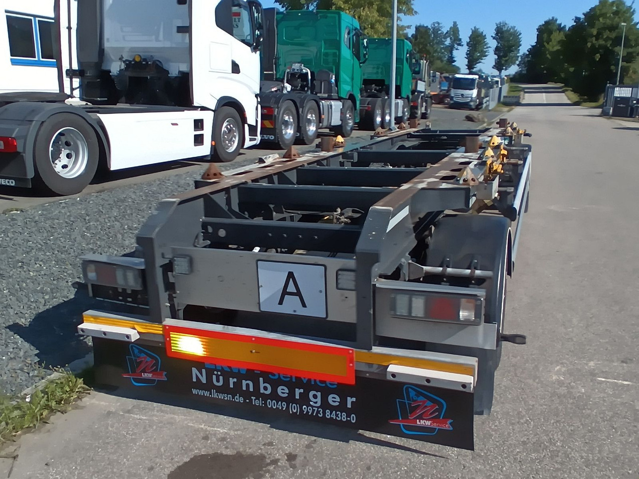 Hüffermann 2-A VARIO-CARRIER VERZINKT SAFETYFIX Reifen/TÜV - Rimorkio roll-off/ Skip loader: foto 2 Hüffermann 2-A VARIO-CARRIER VERZINKT SAFETYFIX Reifen/TÜV - Rimorkio roll-off/ Skip loader: foto 2