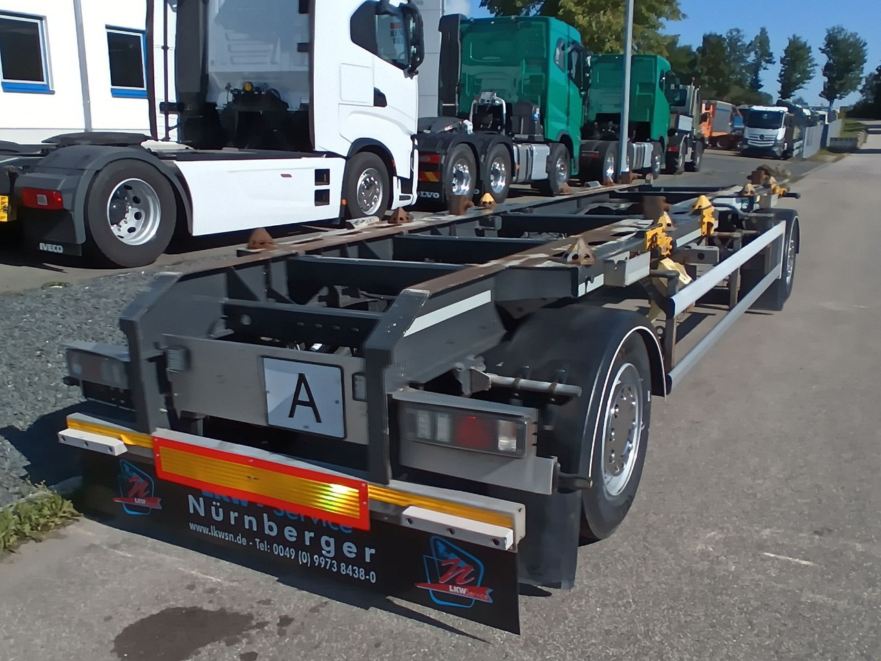 Hüffermann 2-A VARIO-CARRIER VERZINKT SAFETYFIX Reifen/TÜV - Rimorkio roll-off/ Skip loader: foto 5 Hüffermann 2-A VARIO-CARRIER VERZINKT SAFETYFIX Reifen/TÜV - Rimorkio roll-off/ Skip loader: foto 5