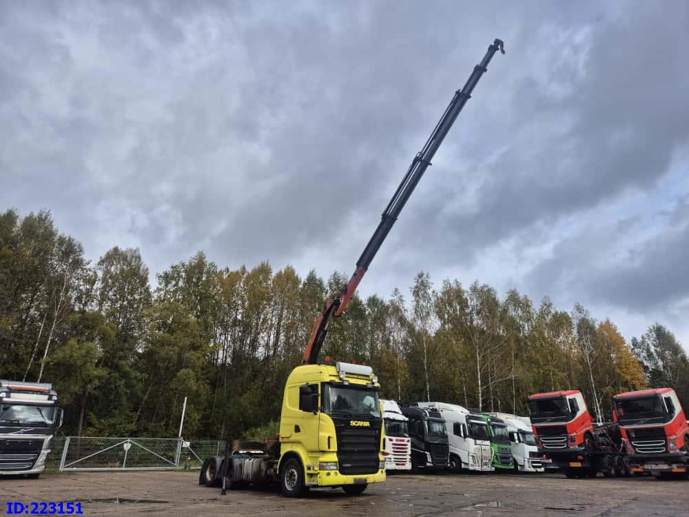 SCANIA R420 6x2 + Crane Palfinger PK23500 + Remote control - Gjysmë-kamion: foto 1 SCANIA R420 6x2 + Crane Palfinger PK23500 + Remote control - Gjysmë-kamion: foto 1