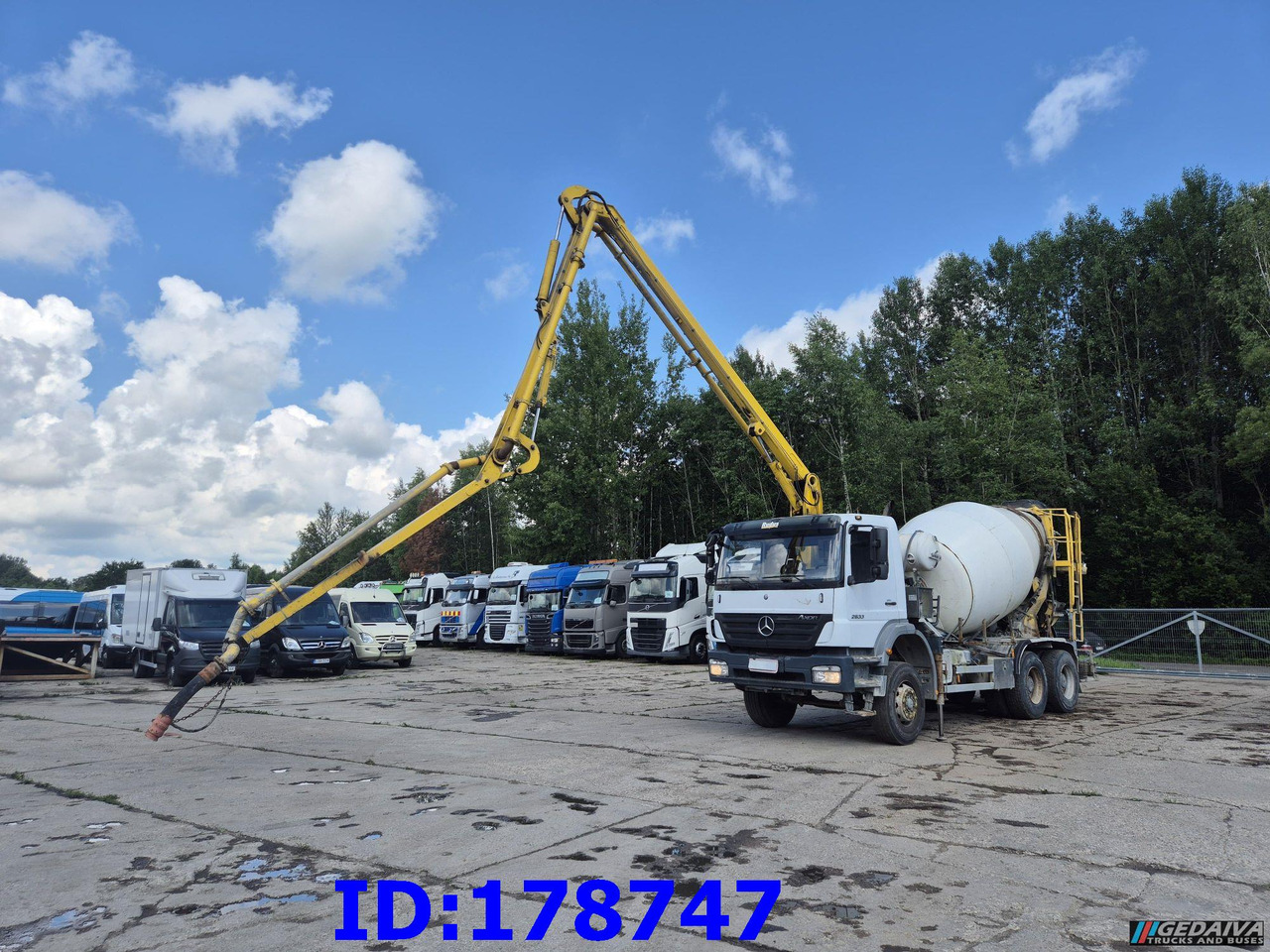 MERCEDES-BENZ Axor 2633 6x4 Schwing 750 - Pompë betoni: foto 1 MERCEDES-BENZ Axor 2633 6x4 Schwing 750 - Pompë betoni: foto 1