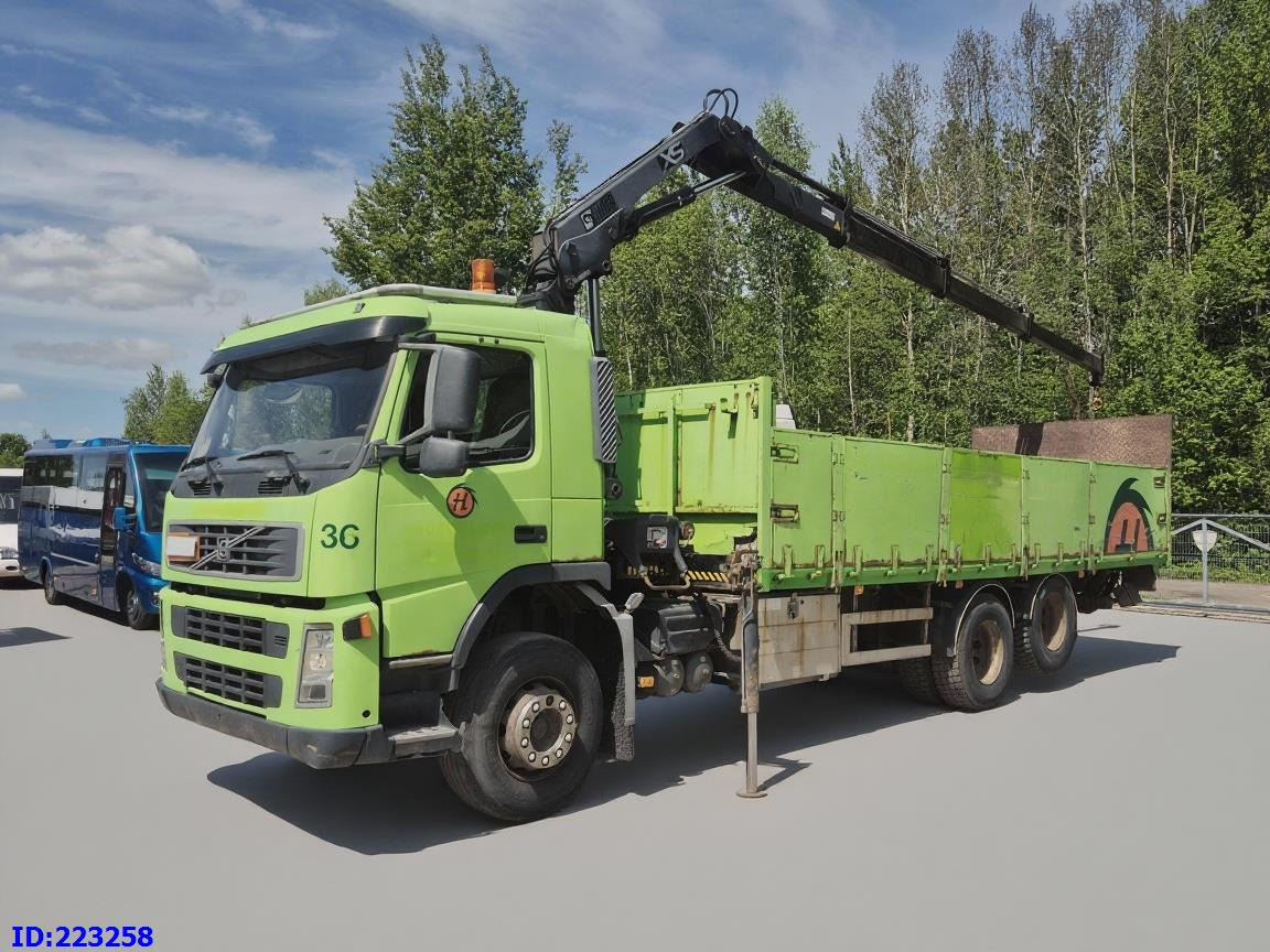 VOLVO FM9 300HP 6x2 + HIAB 144B -3 CL - Kamion me karroceri të hapur: foto 1 VOLVO FM9 300HP 6x2 + HIAB 144B -3 CL - Kamion me karroceri të hapur: foto 1