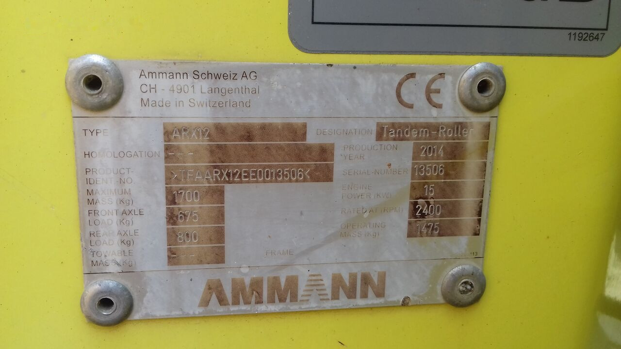 Ammann ARX 12 - Mini rul: foto 3 Ammann ARX 12 - Mini rul: foto 3