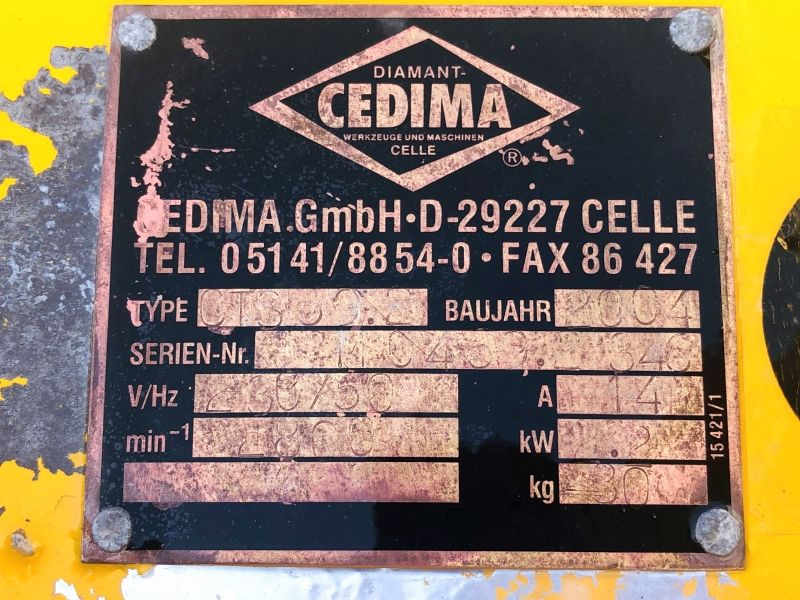 Cedima CTS 59.5 (3200) - Pajisje ndërtimi: foto 3 Cedima CTS 59.5 (3200) - Pajisje ndërtimi: foto 3
