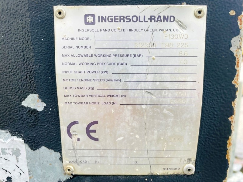 Ingersoll Rand P130WD (3876) - Kompresor ajri: foto 3 Ingersoll Rand P130WD (3876) - Kompresor ajri: foto 3