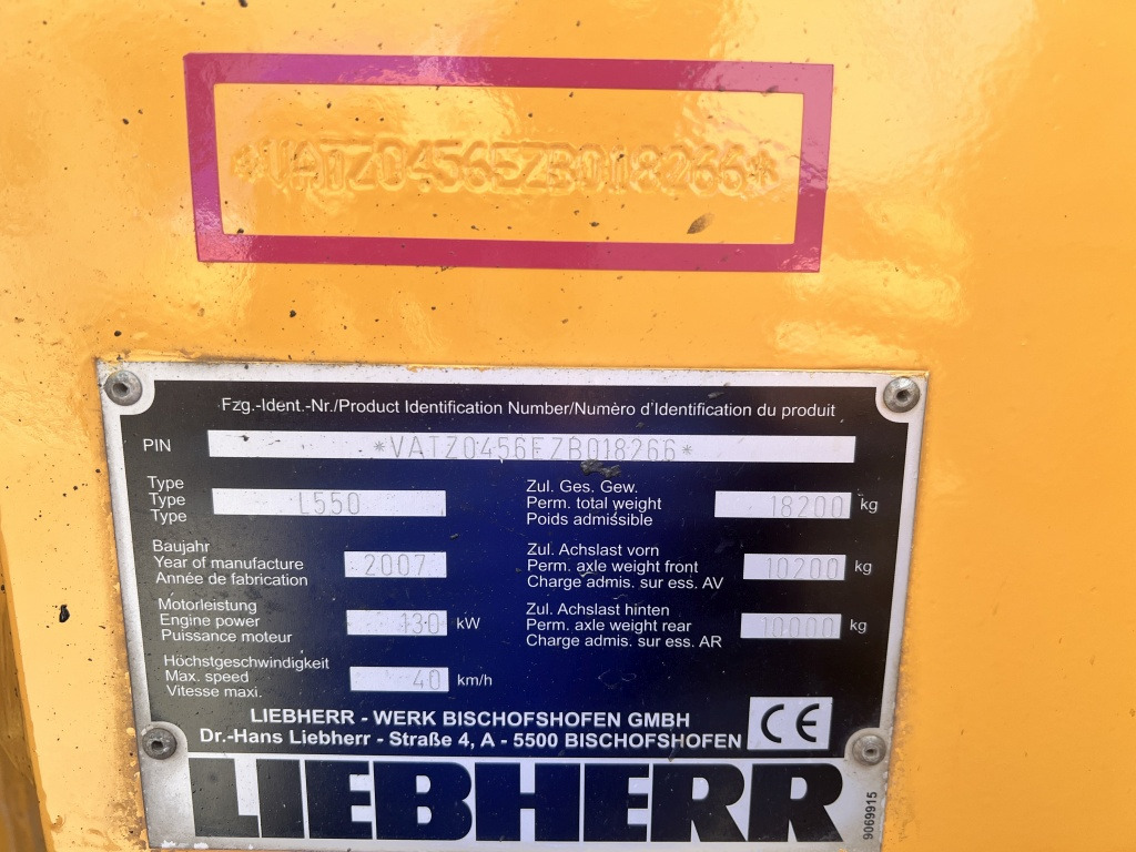 Fadrom me goma Liebherr L 550 (111617): foto 9