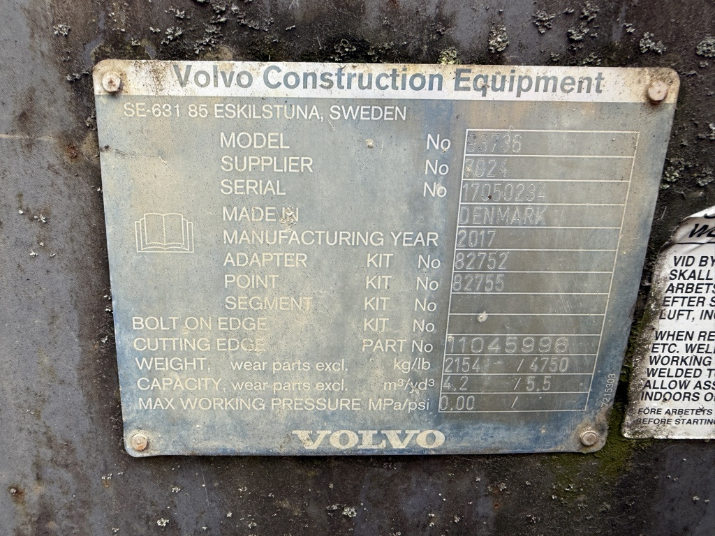 Volvo Schaufel 4,2 m³ (111756) - Kovë fadrome: foto 3 Volvo Schaufel 4,2 m³ (111756) - Kovë fadrome: foto 3