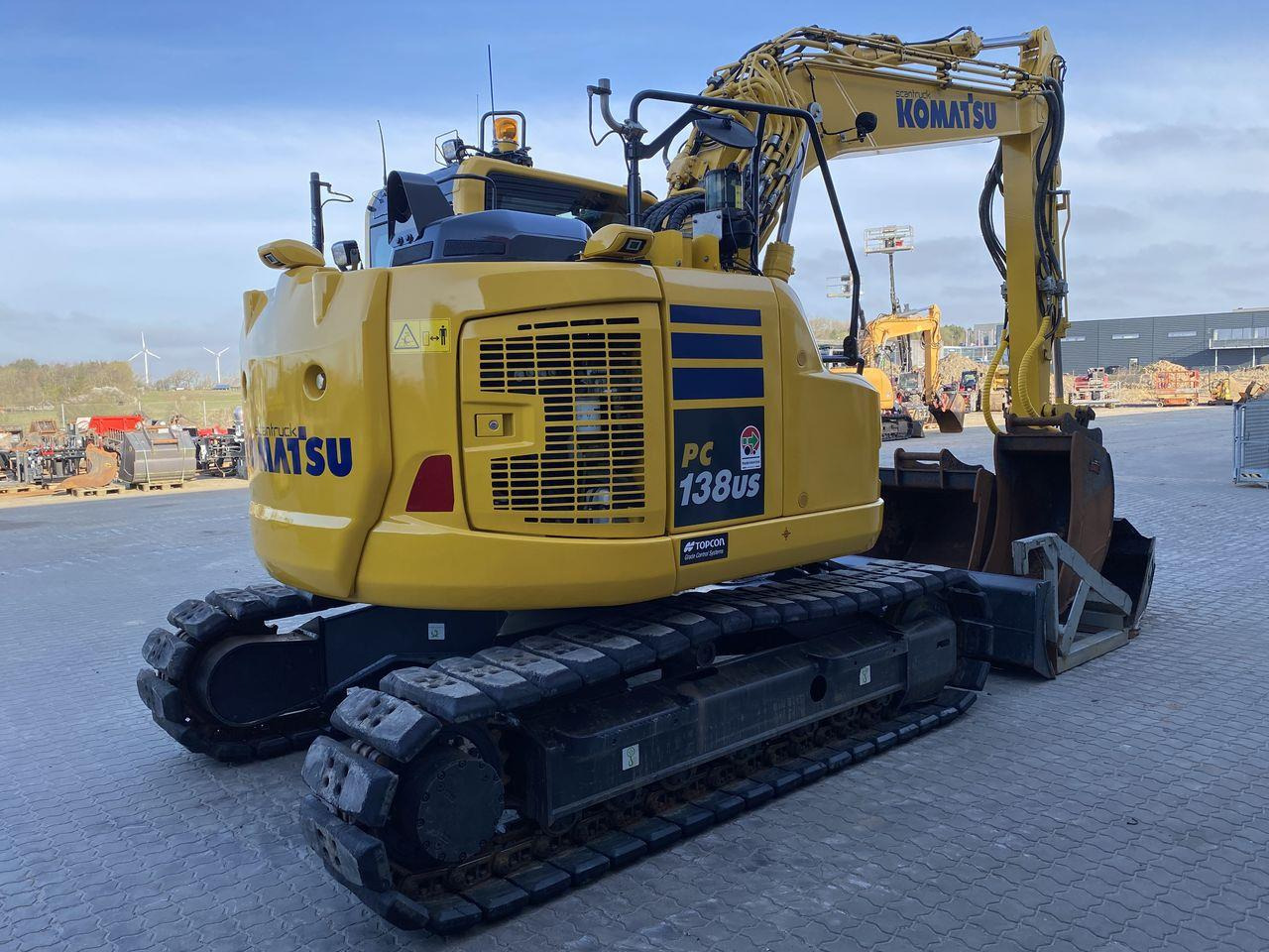Komatsu PC138US-11 - Ekskavator me zinxhirë: foto 4 Komatsu PC138US-11 - Ekskavator me zinxhirë: foto 4