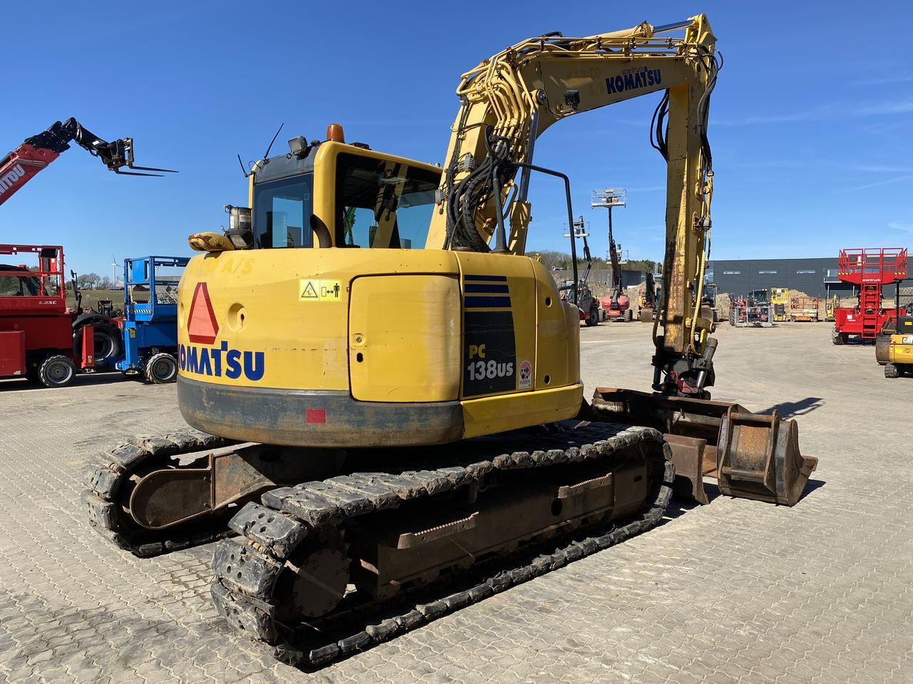 Komatsu PC138US-8 - Ekskavator me zinxhirë: foto 4 Komatsu PC138US-8 - Ekskavator me zinxhirë: foto 4