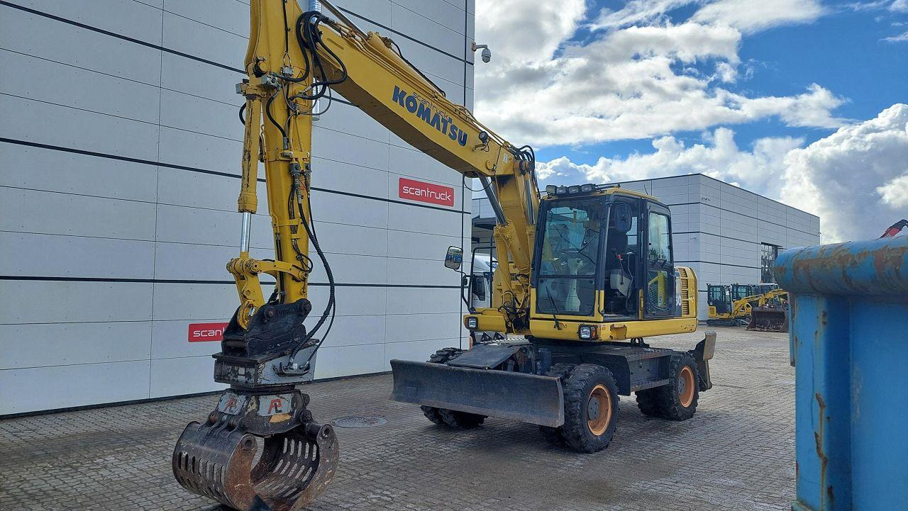 Komatsu PW160-8 - Ekskavator me goma: foto 1 Komatsu PW160-8 - Ekskavator me goma: foto 1