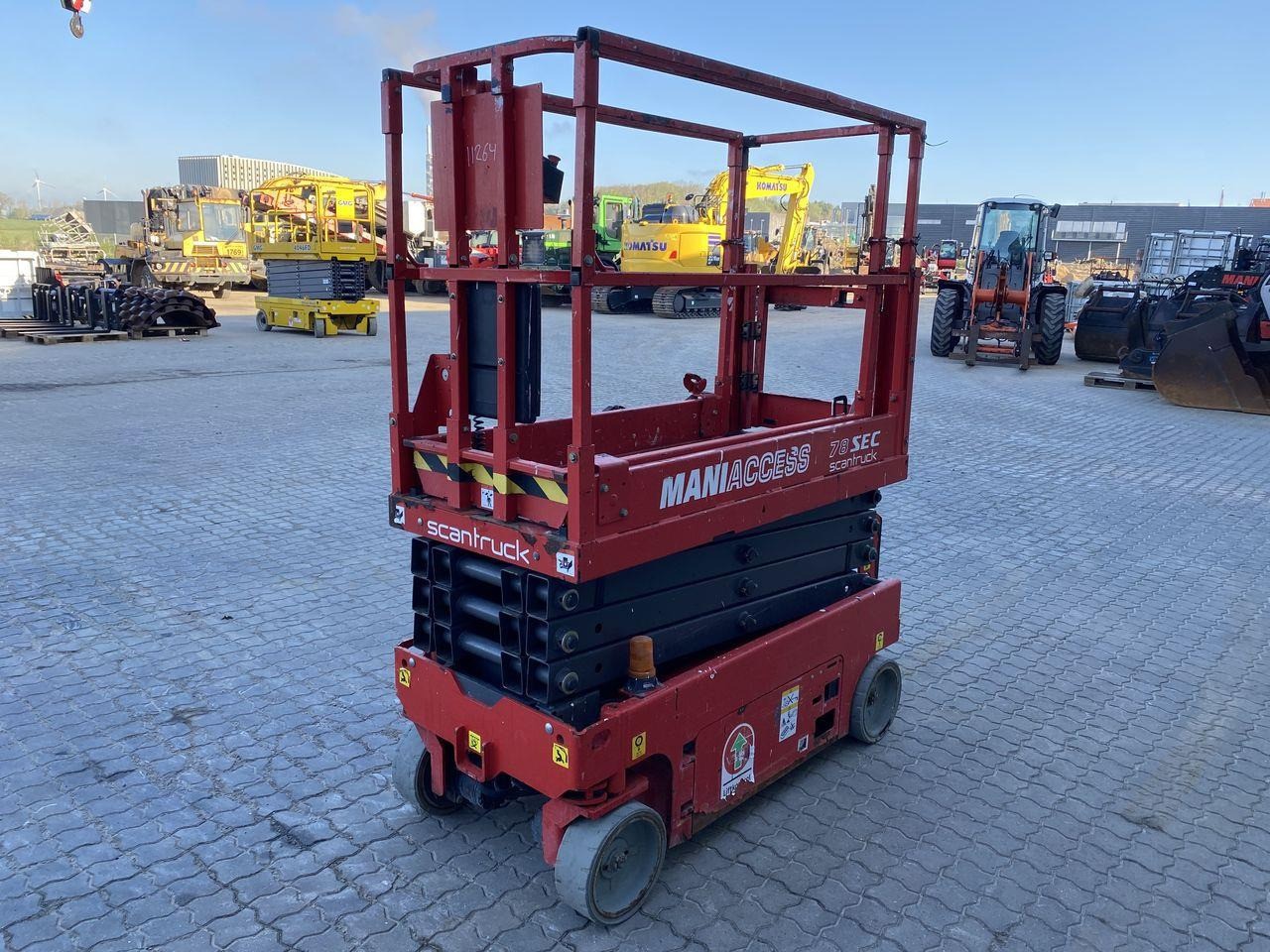 Manitou 78SEC - Ngritës gërshërë: foto 4 Manitou 78SEC - Ngritës gërshërë: foto 4