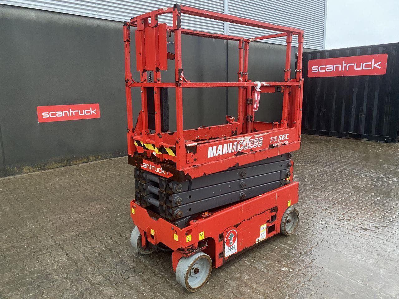 Manitou 78SEC - Ngritës gërshërë: foto 1 Manitou 78SEC - Ngritës gërshërë: foto 1
