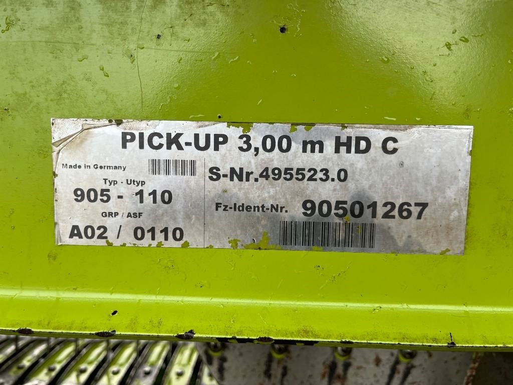 Lizingu i Claas PU 300 HD  Claas PU 300 HD: foto 8 Lizingu i Claas PU 300 HD  Claas PU 300 HD: foto 8