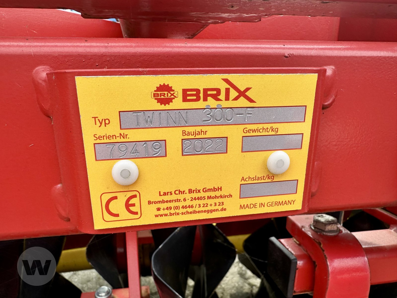 Brix Twin 300/6 - Rul bujqësor: foto 3 Brix Twin 300/6 - Rul bujqësor: foto 3