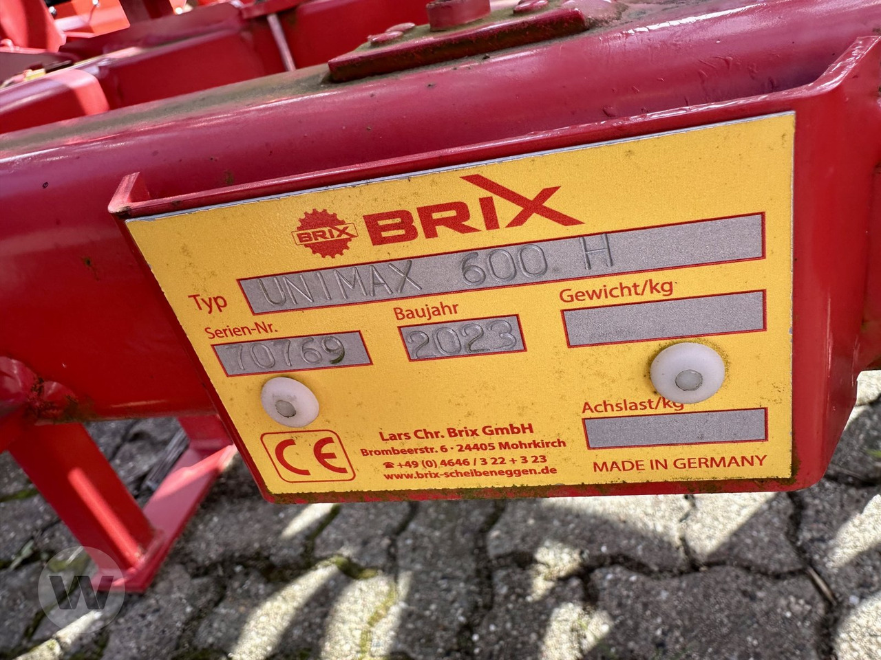 Brix UNIMAX 600 H - Kultivator: foto 5 Brix UNIMAX 600 H - Kultivator: foto 5