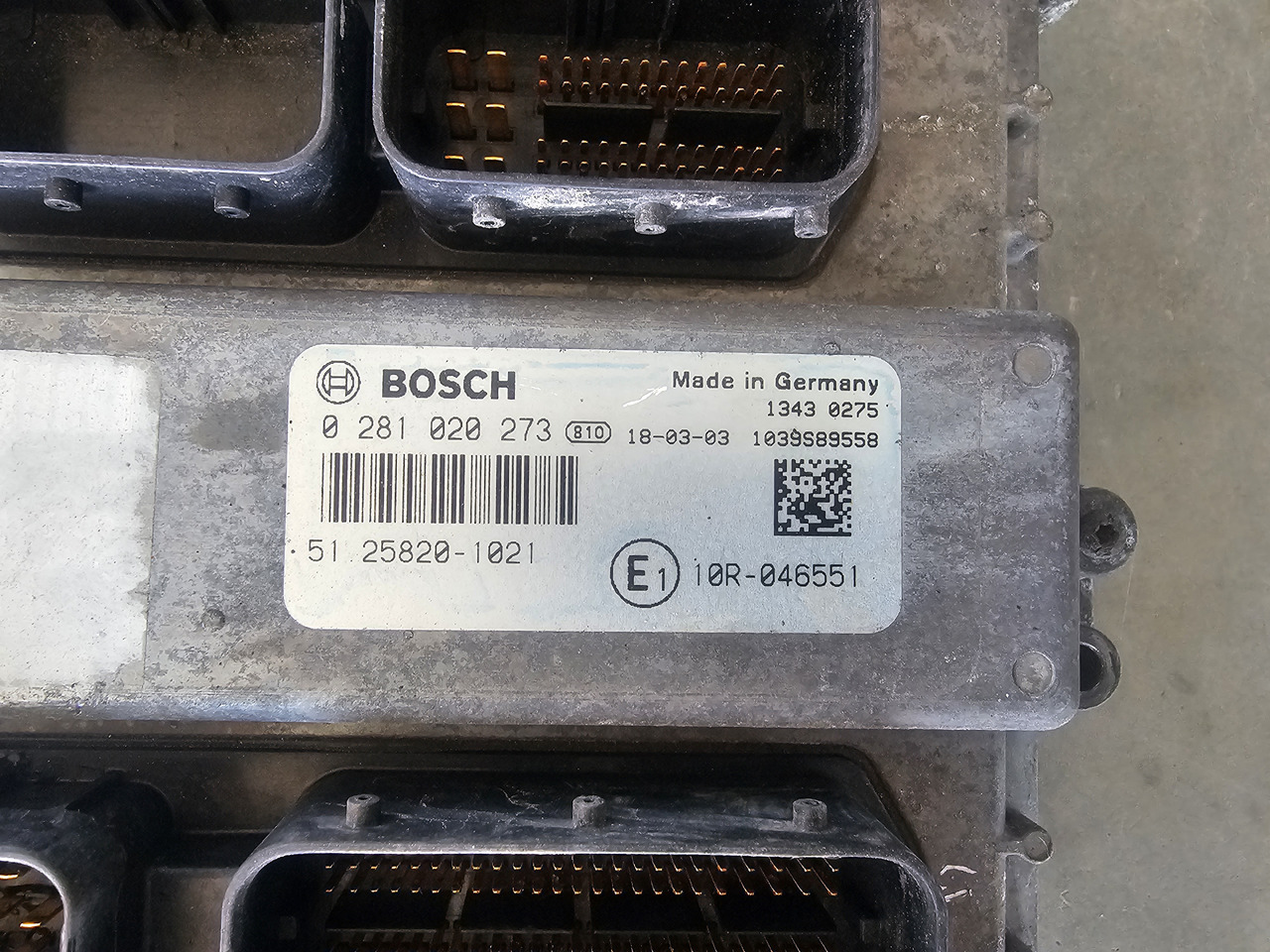 MAN TGS TGX EURO 6 / D2676 / ENGINE CONTROL UNIT - ECU: foto 3 MAN TGS TGX EURO 6 / D2676 / ENGINE CONTROL UNIT - ECU: foto 3