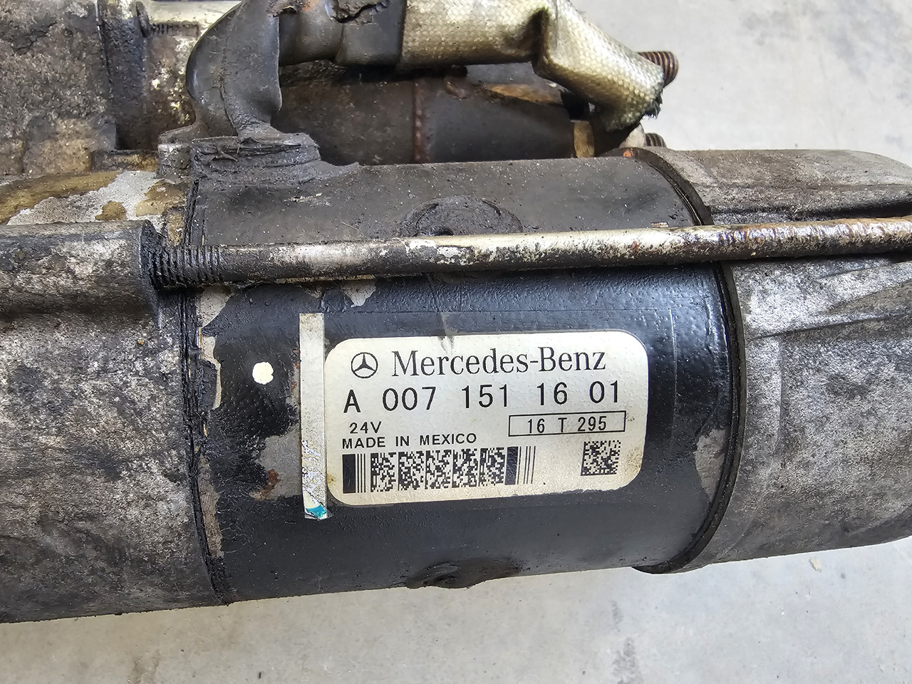 MERCEDES-BENZ ATEGO MP4 EURO 6 / ENGINE STARTER / OM936 / A0071511601 - Motorino: foto 3 MERCEDES-BENZ ATEGO MP4 EURO 6 / ENGINE STARTER / OM936 / A0071511601 - Motorino: foto 3