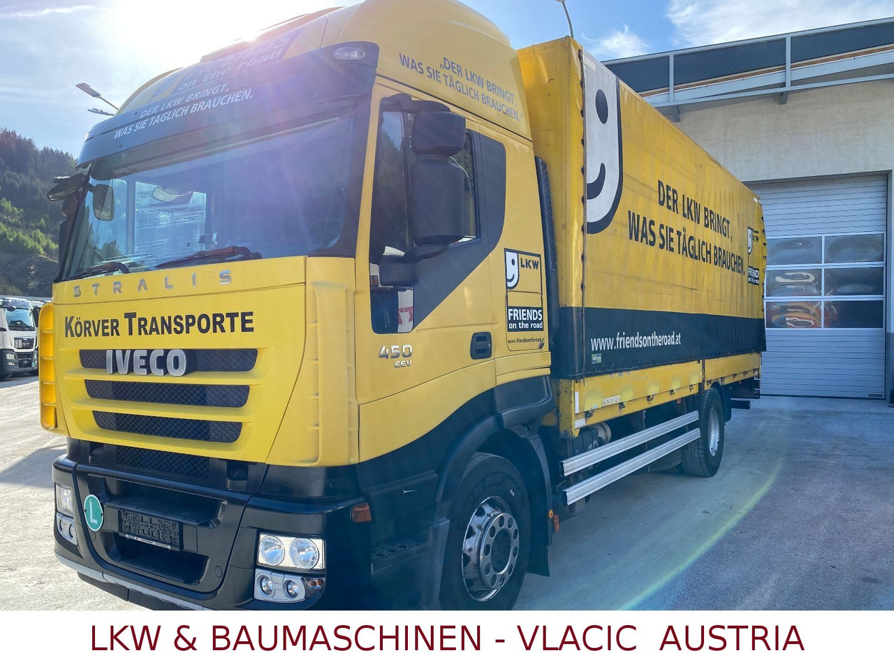 Iveco STRALIS AS190S45 - Kamion me tendë: foto 1 Iveco STRALIS AS190S45 - Kamion me tendë: foto 1