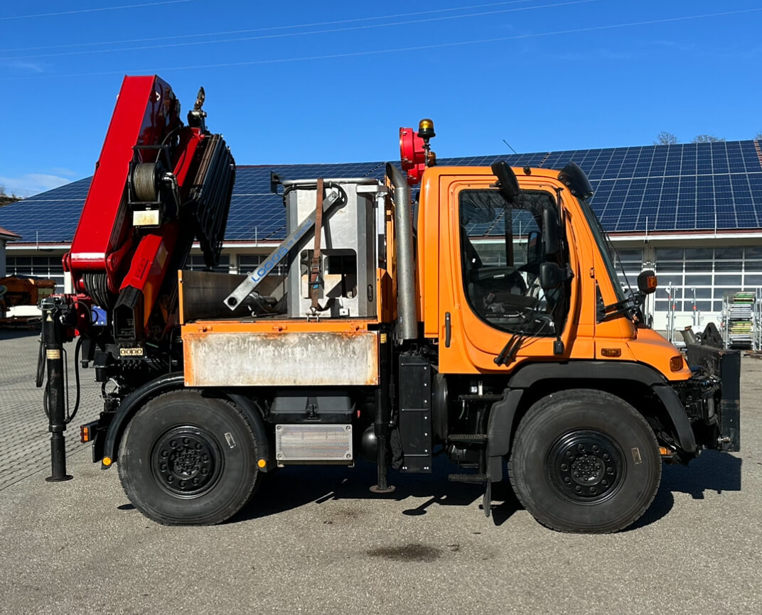 Unimog 400 - U400 405 25177 mit Wechselkran Merced - Mjet bujqësor/ Special: foto 3 Unimog 400 - U400 405 25177 mit Wechselkran Merced - Mjet bujqësor/ Special: foto 3