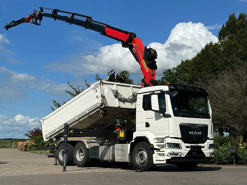 MAN TGS 26.430 2022!EURO6!! 6x2!! PALFINGER 23tm+JIB+LIER/WINCH!!DREISEITEN KIPPER/BORDMATIC!!9tkm - Kamion vetëshkarkues, Kamion me vinç: foto 1 MAN TGS 26.430 2022!EURO6!! 6x2!! PALFINGER 23tm+JIB+LIER/WINCH!!DREISEITEN KIPPER/BORDMATIC!!9tkm - Kamion vetëshkarkues, Kamion me vinç: foto 1