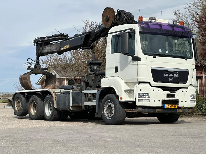 MAN TGS 35.400 8X4 !!TRIPLE!! 24tm KRAAN/HAAKARM!!RADIO REMOTE!! - Kamion vetëngarkues, Kamion me vinç: foto 4 MAN TGS 35.400 8X4 !!TRIPLE!! 24tm KRAAN/HAAKARM!!RADIO REMOTE!! - Kamion vetëngarkues, Kamion me vinç: foto 4