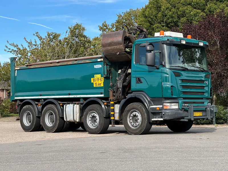 Scania G360 8x4!!Z-Kraan/KIPPER!! - Kamion vetëshkarkues, Kamion me vinç: foto 4 Scania G360 8x4!!Z-Kraan/KIPPER!! - Kamion vetëshkarkues, Kamion me vinç: foto 4