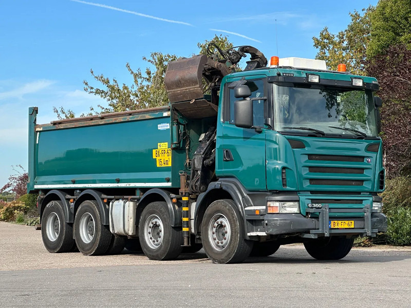 Scania G360 8x4!!Z-Kraan/KIPPER!! - Kamion vetëshkarkues, Kamion me vinç: foto 2 Scania G360 8x4!!Z-Kraan/KIPPER!! - Kamion vetëshkarkues, Kamion me vinç: foto 2
