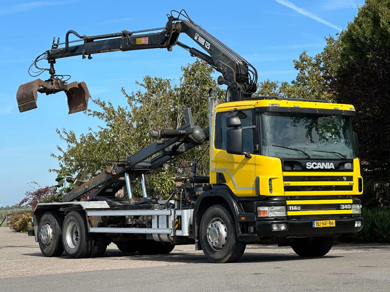 Scania R114-340 6x2 !!KRAAN/CONTAINER/KABEL!!MANUELL!! - Kamion me sistem kabllor, Kamion me vinç: foto 1 Scania R114-340 6x2 !!KRAAN/CONTAINER/KABEL!!MANUELL!! - Kamion me sistem kabllor, Kamion me vinç: foto 1