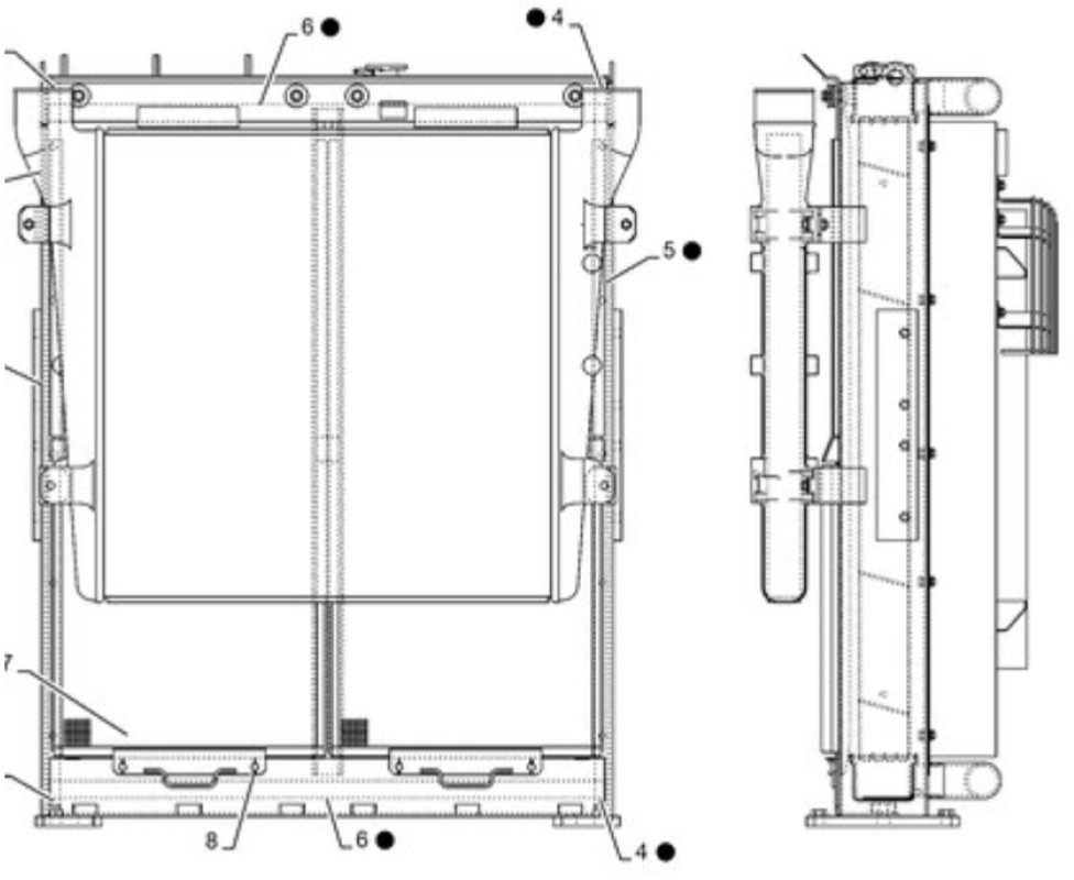 Case KWH12780 - Radiatori për Makineri ndërtimi: foto 1 Case KWH12780 - Radiatori për Makineri ndërtimi: foto 1