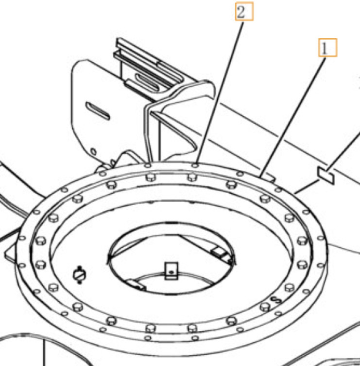 Case PH40F00004F1 - 72284216 - Unazë rrotulluese për Makineri ndërtimi: foto 1 Case PH40F00004F1 - 72284216 - Unazë rrotulluese për Makineri ndërtimi: foto 1