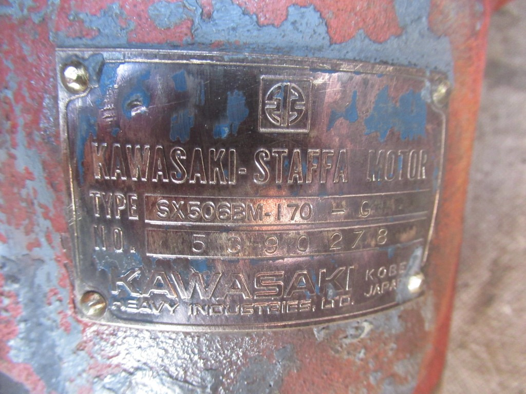 Kawasaki SX506BM-170-G - - Motori hidraulik për Makineri ndërtimi: foto 5 Kawasaki SX506BM-170-G - - Motori hidraulik për Makineri ndërtimi: foto 5